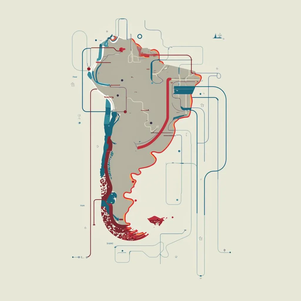 Icono de mapa de rutas